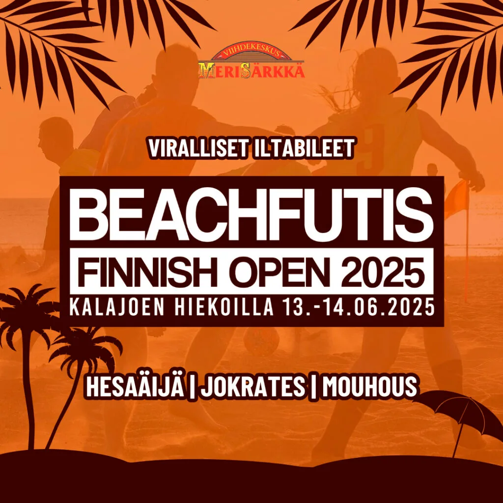 Beachfutis Finnish Open 2025 Merisärkän iltabileet