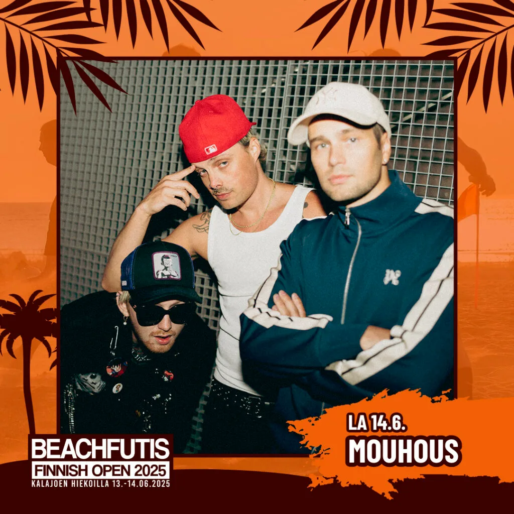 Beachfutis lauantaina jatkoilla Mouhous.